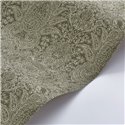 Moss green ornamental wallpaper · Casadeco Maison de Famille 202717122