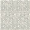 Engraved floral wallpaper
