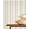 Papel pintado de rayas con ribete negro · Casadeco Maison de Famille 202729110