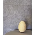 Elitis|Papier peint vinyle effet poil de poney blanc crème|Imitation Peau