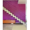 Elitis|Vinyl pony skin wallpaper in silver grey, light lilac|Skin Imitation