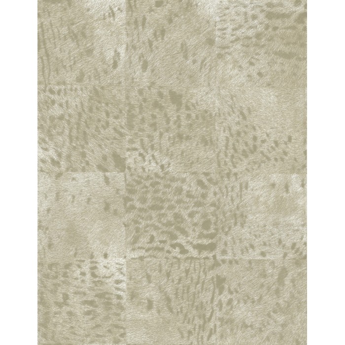 Elitis|Vinyl pony skin wallpaper in beige and brown|Skin Imitation
