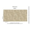 Elitis|Vinyl pony skin wallpaper in beige and brown|Skin Imitation