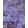 Elitis|Papier peint kilim effet peau animale bleu et violet|Imitation Peau