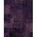 Elitis|Kilim patchwork style wallpaper with beige cream animal skin effect|Skin Imitation