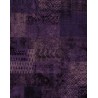 Elitis|Kilim-Patchwork-Tapete in Tierfelloptik Beige-Creme|Lederimitat