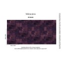 Elitis|Papier peint style kilim patchwork effet peau animale beige crème|Imitation Peau
