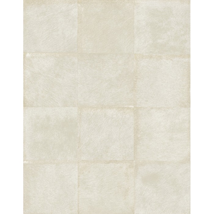 Elitis|Wolf skin wallpaper imitation aged ash grey and vanilla leather|Skin Imitation