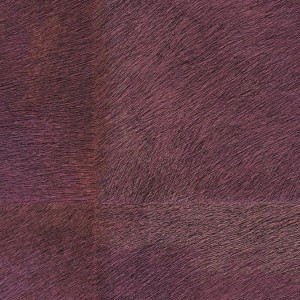 Elitis|Luxus-Tapete mit Ponyfell in Grau und Schwarz|Lederimitat