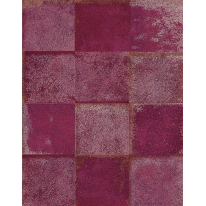 Elitis|Animal skin wallpaper imitation aged garnet leather|Skin Imitation