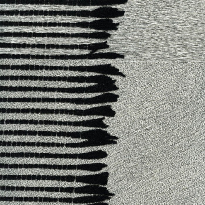 Elitis|High-end wallpaper with grey and black pony hair|Skin Imitation