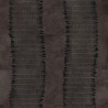 Elitis|Vinyl-Tapete mit Ponyfell in Aubergine und Schwarz|Lederimitat