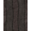 Elitis|Vinyl-Tapete mit Ponyfell in Aubergine und Schwarz|Lederimitat