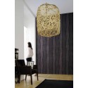 Elitis|Vinyl-Tapete mit Ponyfell in Aubergine und Schwarz|Lederimitat
