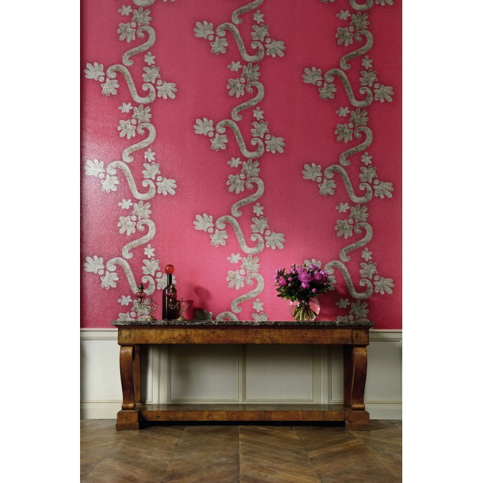 Papel pintado estilo barroco con bordados de alta gama - Élitis Parade VP 843 03 DOLCE