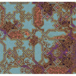 Architects Paper|Salmon pink damask wallpaper with a fabric look|Damask