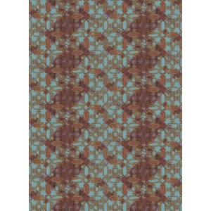 Architects Paper|Salmon pink damask wallpaper with a fabric look|Damask 2