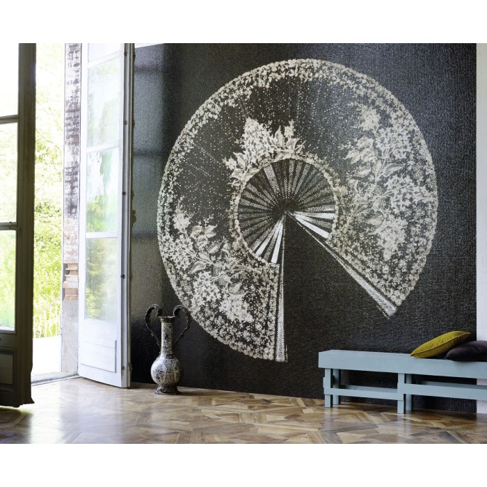 Mural pared abanico tipo mosaico nacarado - Élitis Parade VP 847 01 LUNA