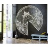 Elitis|Wandbild Fächer Mosaik perlmuttartig|Wandbild
