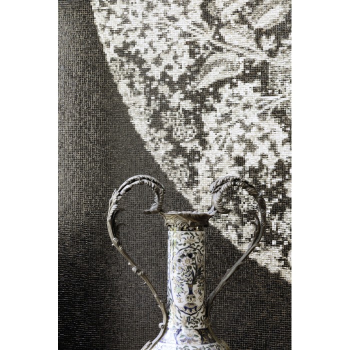 Elitis|Wall mural fan-shaped nacre mosaic|Wallmurals