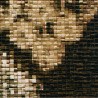 Elitis|Wandbild Fächer Mosaik perlmuttartig|Wandbild