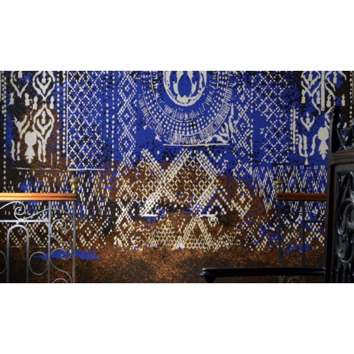 Elitis|Papier peint panoramique baroque mosaïque, introspection vitrail|Panoramiques