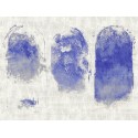 Elitis|Papier peint panoramique contemporain, composition picturale bleu indigo|Panoramiques