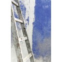 Elitis|Wandbild zeitgenössisch, indigo blaue malerische Komposition|Wandbild