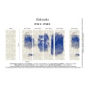 Elitis|Papier peint panoramique contemporain, composition picturale bleu indigo|Panoramiques