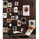 Elitis|Wandbild ethnisch, Collage afrikanischer Motive|Wandbild