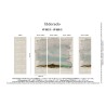 Elitis|Wandbild abstrakte Aquarelllandschaft|Wandbild