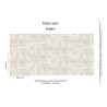 Elitis|Papier peint vinyle effet raphia blanc haut de gamme|Papier Peint