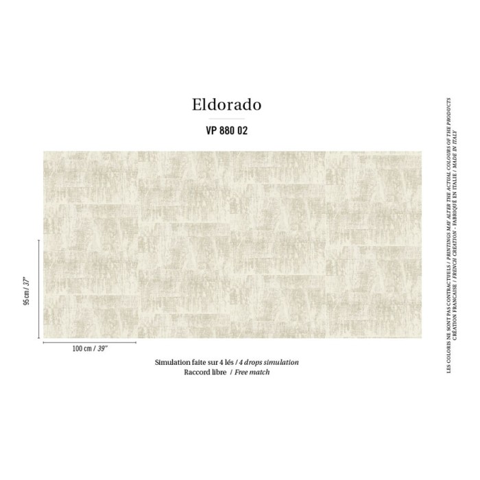 Elitis|High-end wallpaper with cream white raffia|Wallpaper