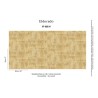 Elitis|High-end wallpaper with ochre coloured raffia|Wallpaper