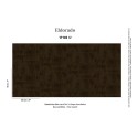Elitis|Papier peint haut de gamme effet raphia brun chocolat|Papier Peint