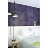 Elitis|Luxus-Tapete mit violettem Bast-Effekt|Tapeten