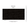 Elitis|Papier peint raphia enduit de plâtre noir|Papier Peint