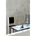 Elitis|Luxus-Tapete mit Bast in Nerzfarbe|Tapeten