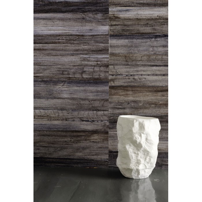 Elitis|Papier peint fibres naturelles d’abaca haut de gamme|Imitation Bois