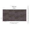 Elitis|Papier peint fibres naturelles d’abaca haut de gamme|Imitation Bois