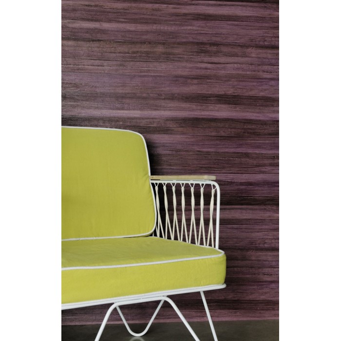 Elitis|Papier peint effet fibre naturelle d’abaca|Imitation Bois