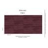 Elitis|Papier peint effet fibre naturelle d’abaca|Imitation Bois
