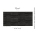 Elitis|Luxus-Tapete aus Naturfaser Abaca|Holzimitat