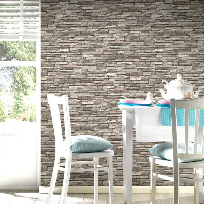 As Creation|Natural stone relief wallpaper|Stone Imitation