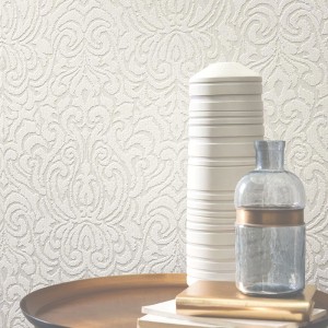 Elitis|Vinyl-Tapete in brauner Raffia- oder Abaca-Optik|Tapeten