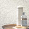 Architects Paper|Papier peint damassé blanc avec motifs en relief|Imitation Tissu