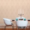 Architects Paper|Damast-Tapete lachsfarben mit Relief|Textilimitation