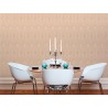 Architects Paper|Salmon pink damask wallpaper with a fabric look|Damask