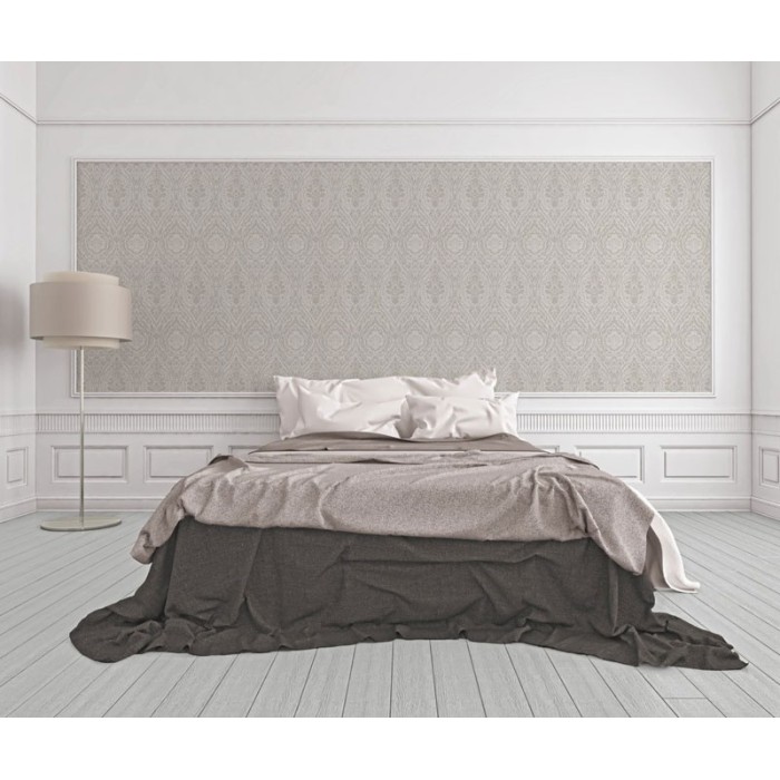 Architects Paper|Damast-Muster Tapete beige in Textiloptik|Textilimitation