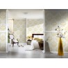 Architects Paper|Yellow and white baroque wallpaper with fabric effect|Damask